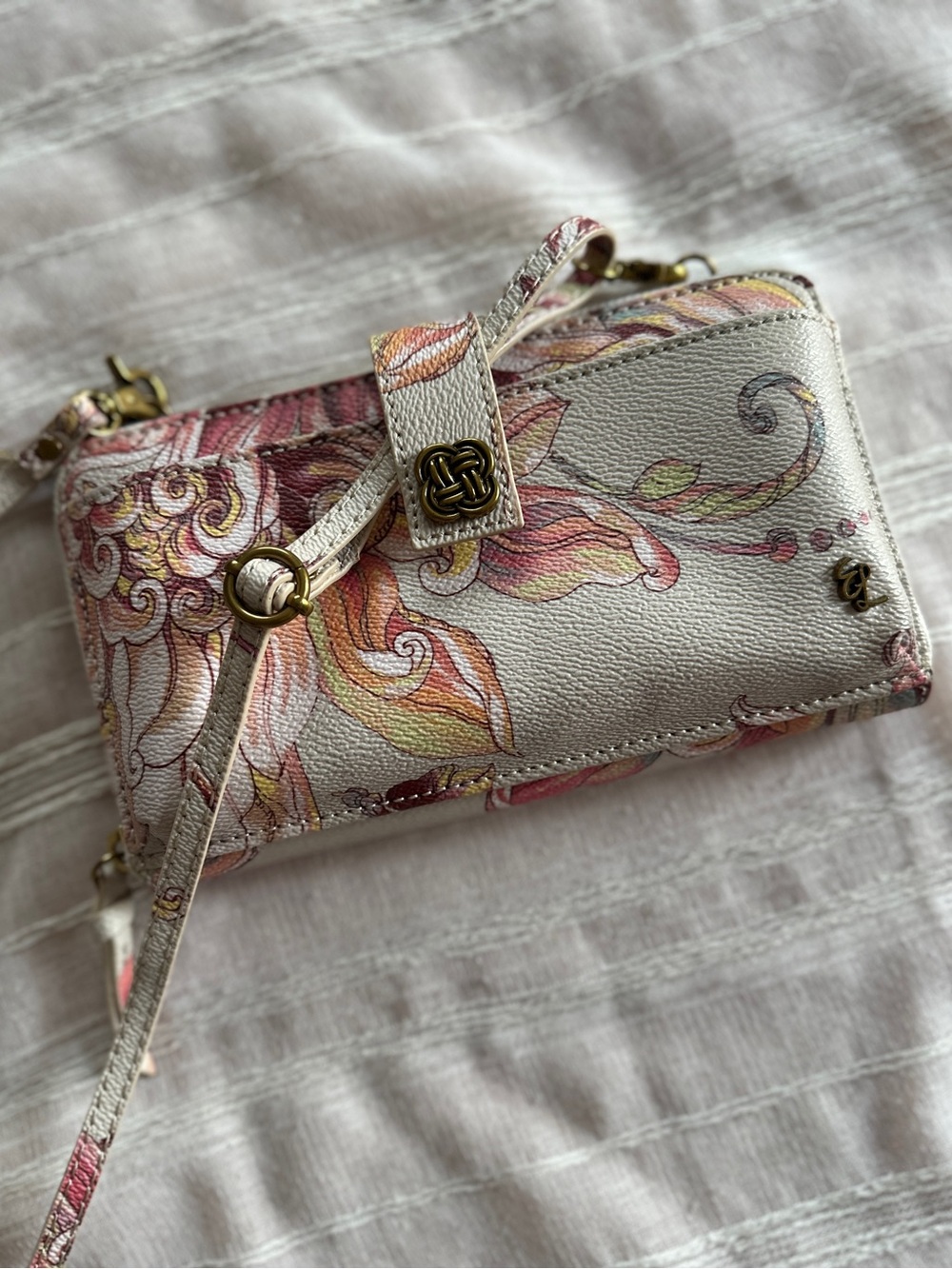 ELLIOTT LUCCA Theo Floral Smartphone 3-in-1 Organizer Bag